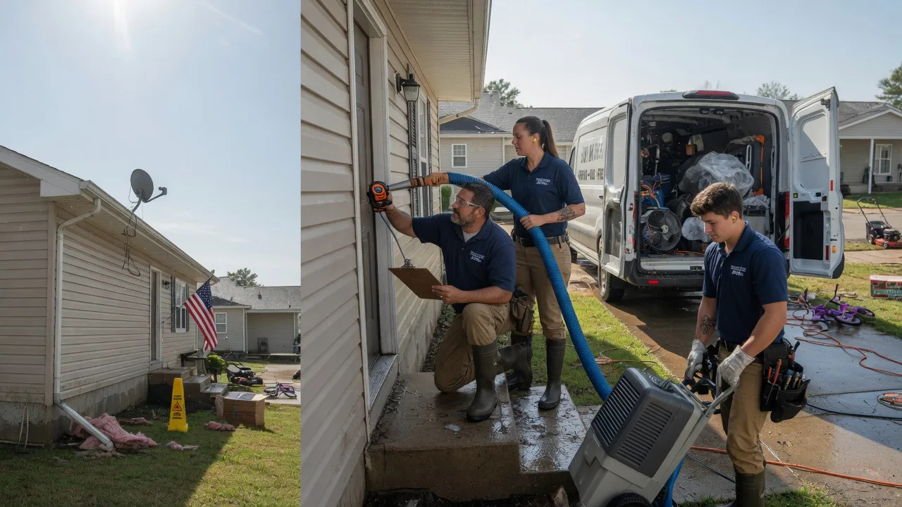 Ceiling Water Damage Restoration in Caseyville, IL near me